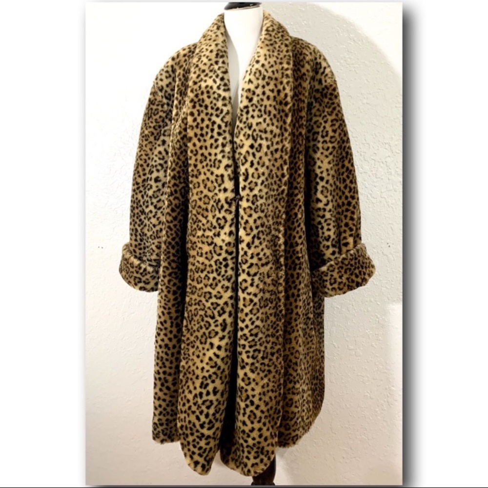 Vintage J. Percy for Marvin Richards Leopard Coat